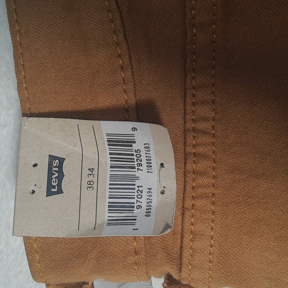 Levi's Men's 505 Regular Fit Jeans Medal Bronze Dark Khaki Size 38x34 - Picture 14 of 14